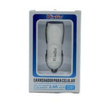CARREGADOR VEICULAR 2.4A KINGO C201
