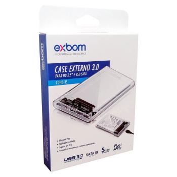 CASE PARA HD 2.5 EXTERNO USB 3.0 EXBOM CGHD-35