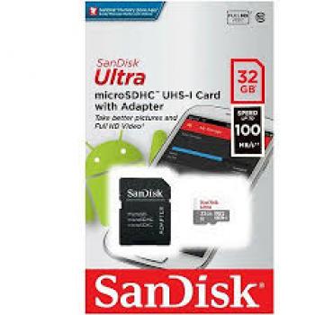 CARTÃO DE MEMÓRIA SANDISK ULTRA 32GB