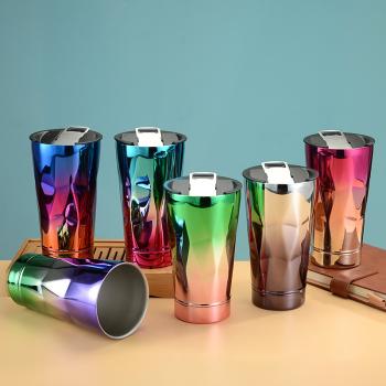 COPO TÉRMICO STANLEY 3D COLORIDO COM TAMPA