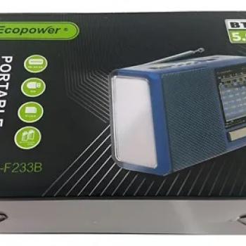 CAIXA DE SOM BLUETOOTH ECOPOWER EP-F233B