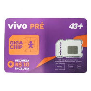 CHIP VIVO COM RECARGA