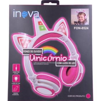 FONE DE OUVIDO UNICORNIO LED FON-8524