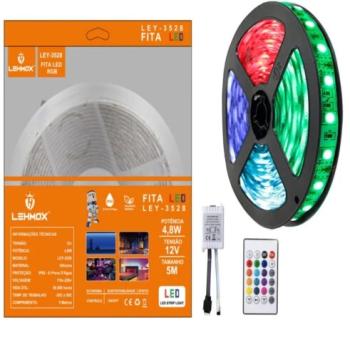 FITA LED LEHMOX RGB 5M 4.8W  LEY-5050