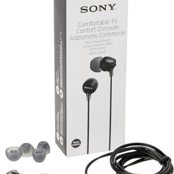 FONE DE OUVIDO SONY CONFORTABLE FIT PORT CONFORTABLE MDR-EX15LP