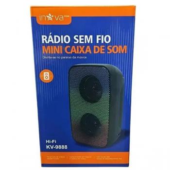 CAIXA DE SOM BLUETOOTH INOVA KV-9888