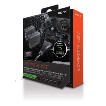 KIT CARREGADOR BATERIA E CABO PARA CONTROLE XBOX ONE BIONK BNK-9006