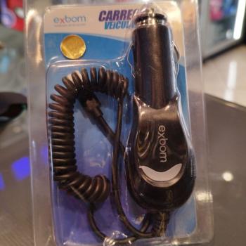 CARREGADOR VEICULAR EXBOM LIGHTNING 2.0A