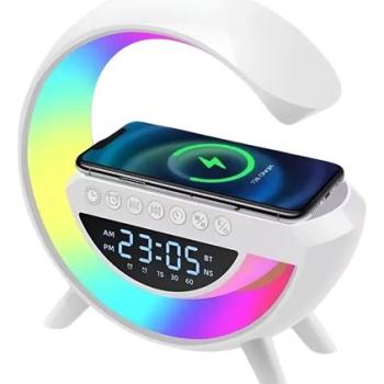 LUMINÁRIA MULTIFUNÇÕES LAM-12180A COM RELÓGIO INOVA