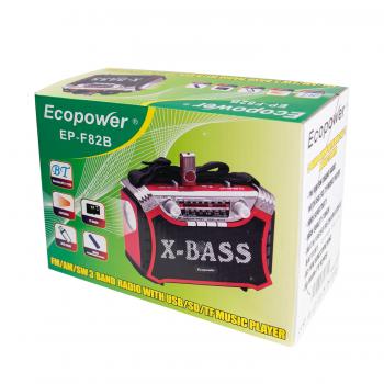 CAIXA DE SOM BLUETOOTH ECOPOWER EP-F82B