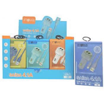 CARREGADOR VEICULAR INOVA G06-S V8 4.1A