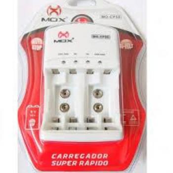 CARREGADOR DE PILHA MOX MO-CP50