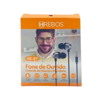 FONE DE OUVIDO HREBOS HS-67