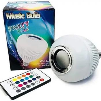 CAIXA DE SOM BLUETOOTH LÂMPADA LED MUSIC BULB WJ-L2