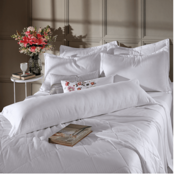 BODY PILLOW CORPORAL 100% FIBRA SILICONADA 40X1,30CM - FORTAL ENXOVAIS