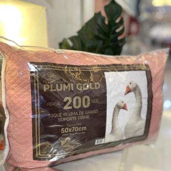 TRAVESSEIRO PLUMI GOLD 100% FIBRA SILICONADA