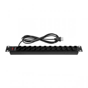 PROTETOR ELETRONICO C/ 12TOMADAS P/ RACK - EPR 212 + - Intelbras