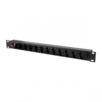 PROTETOR ELETRONICO C/ 12TOMADAS P/ RACK - EPR 212  - Intelbras