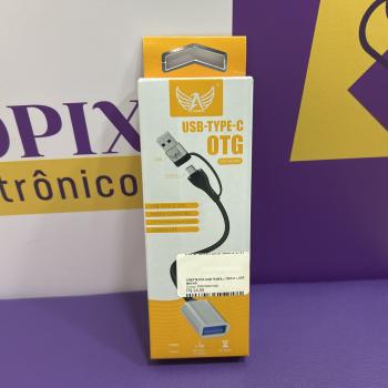 ADAPTADOR USB FEMEA x TIPO-C x USB MACHO