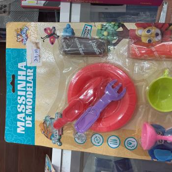 KIT MASSINHA COM ACESSORIOS