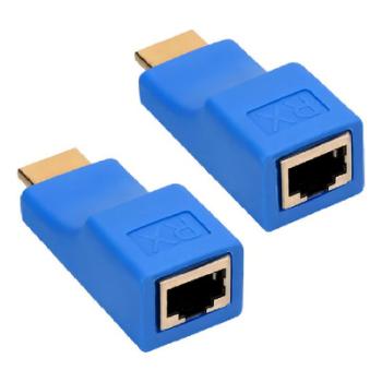 ADAPTADOR  EXTENSOR HDMI MACHO PARA REDE FEMEA