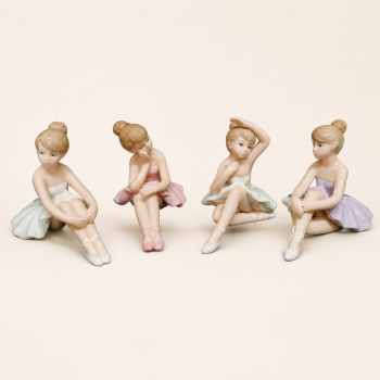 Bailarina Sentada Porcelana 9 x 7