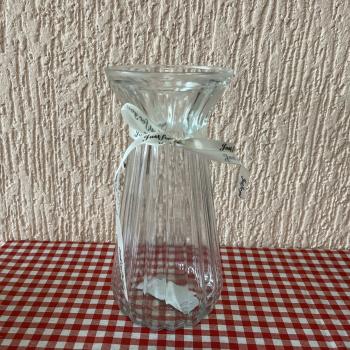 VASO VIDRO TRANSPARENTE 21,5X10CM