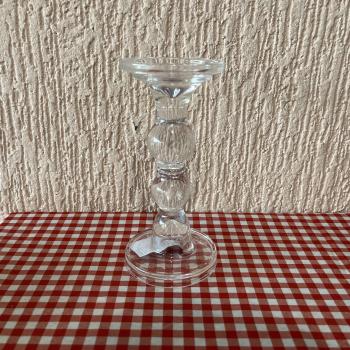 CASTIÇAL VIDRO 17CM