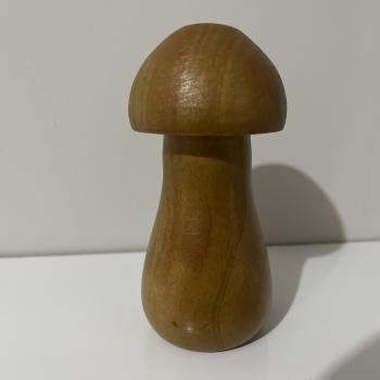 COGUMELO DE MADEIRA G DECORAÇÃO