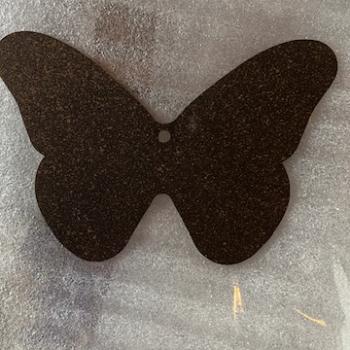 PINGENTE METAL BORBOLETA CA146