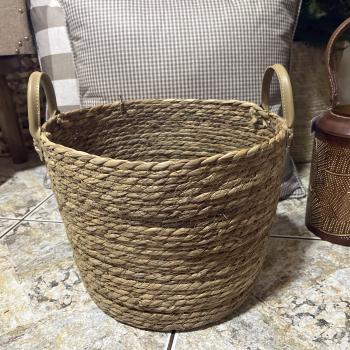 CESTO NATURAL ALCA COURO G