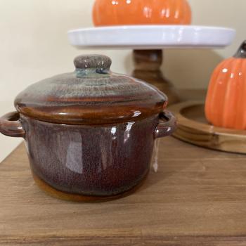 PANELINHA MARROM DE CERAMICA