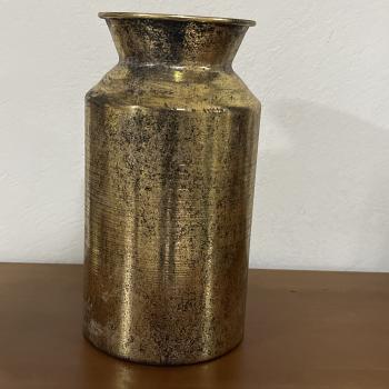 VASO DE METAL DOURADO M