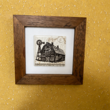 QUADRO  1 AZ. - CELEIRO FARM 18,5X18,5CM