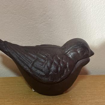 PORTA CHAVE DE PÁSSARO  15X7CM