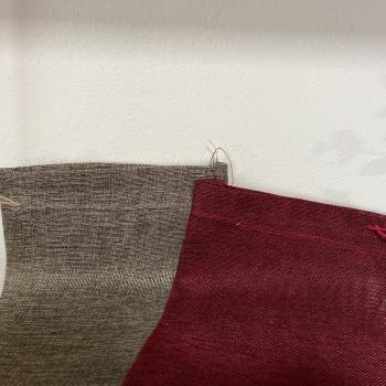 SACO DE LINHO LISO 20X30