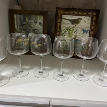 KIT COM 6 TAÇA CRISTAL VINHO  530ml