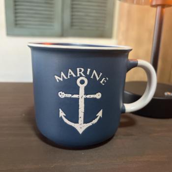 TE-43 P CANECA AZUL ANCORA MARINE 400ml