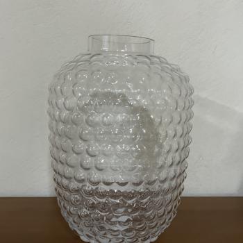 VASO SEMICRISTAL BOLHAS 17X24CM