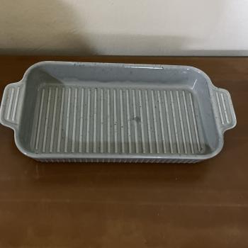 ORNAMENTO  RETANGULAR GRAY MEDIA 30X16X5