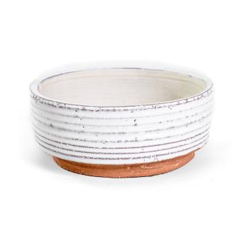 Tigela Terracota Listrada Com Base P