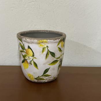 VASO CERAMICA LIMAO SICILIANO 12,7X12CM