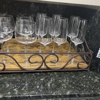 BANDEJA RETANGULAR METAL COM BASE MADEIRA 6942