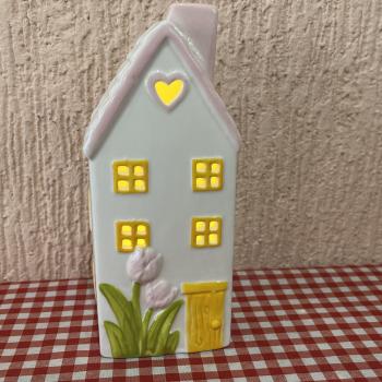 CASINHA CERAMICA ROSA 20X8CM