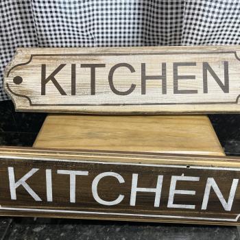 ENFEITE PLACA DE MADEIRA G (KITCHEN)