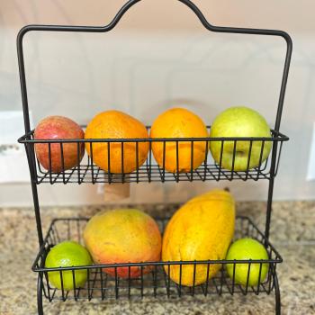 MINI FRUTEIRA SQUARE PRETA 36X29X10