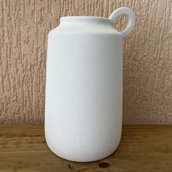 VASO CERAMICA BRANCO 16,5X13,5CM