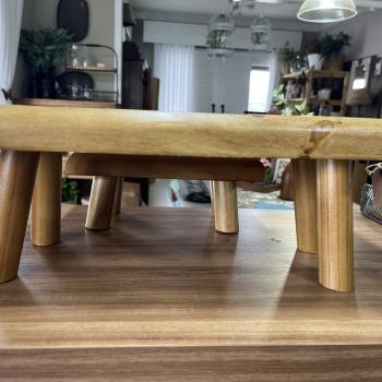 BANQUETA DE MADEIRA 40X18X16