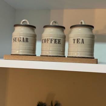 YV-23 JG C/3 POTES SUGAR, TEA, COFFEE /17x12x12 cm