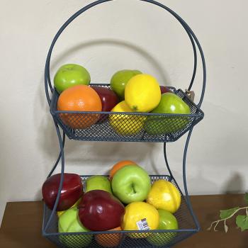 FRUTEIRA  2 ANDARES AZUL ATENA  31,5X21,5X53,5